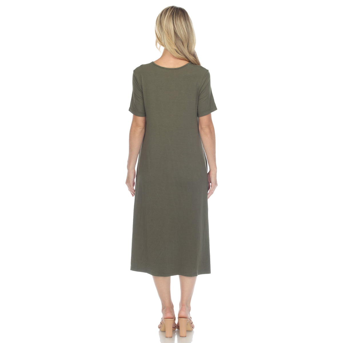 Dressbarn Premium | Short Sleeve Midi Dress