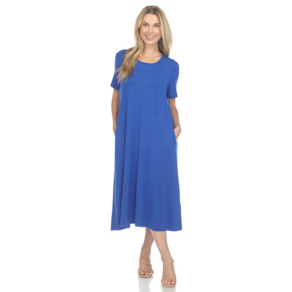 Dressbarn Premium | Short Sleeve Midi Dress