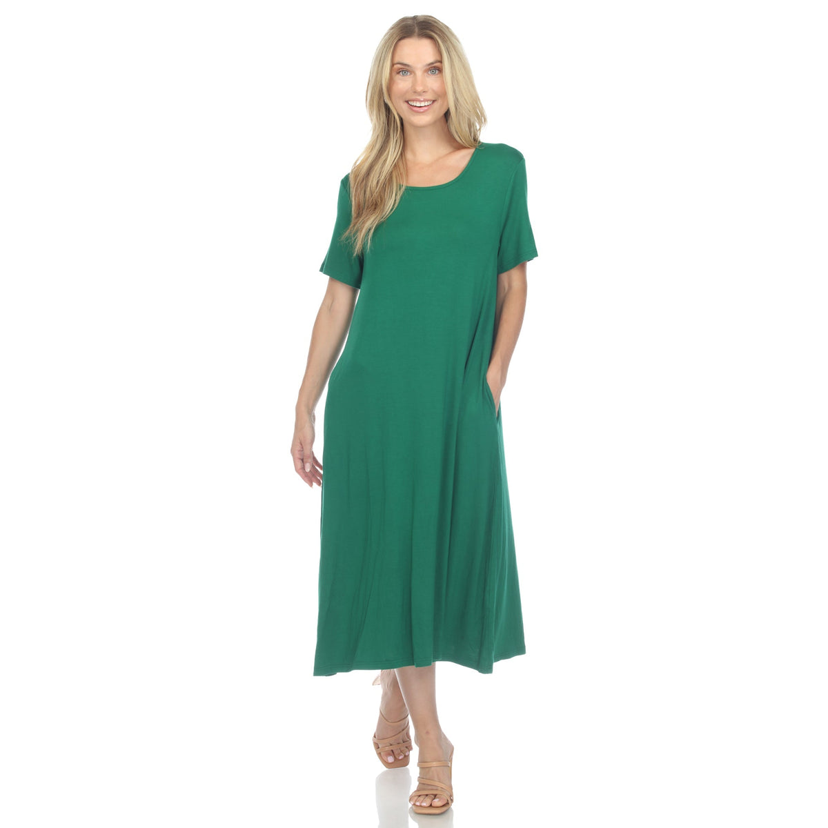 Dressbarn Premium | Short Sleeve Midi Dress