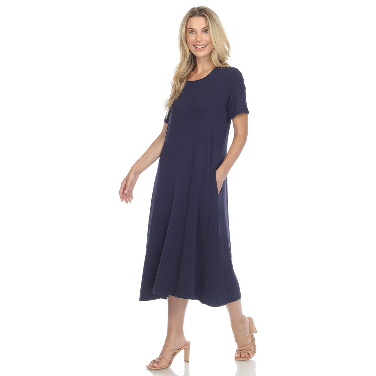 Dressbarn Premium | Short Sleeve Midi Dress
