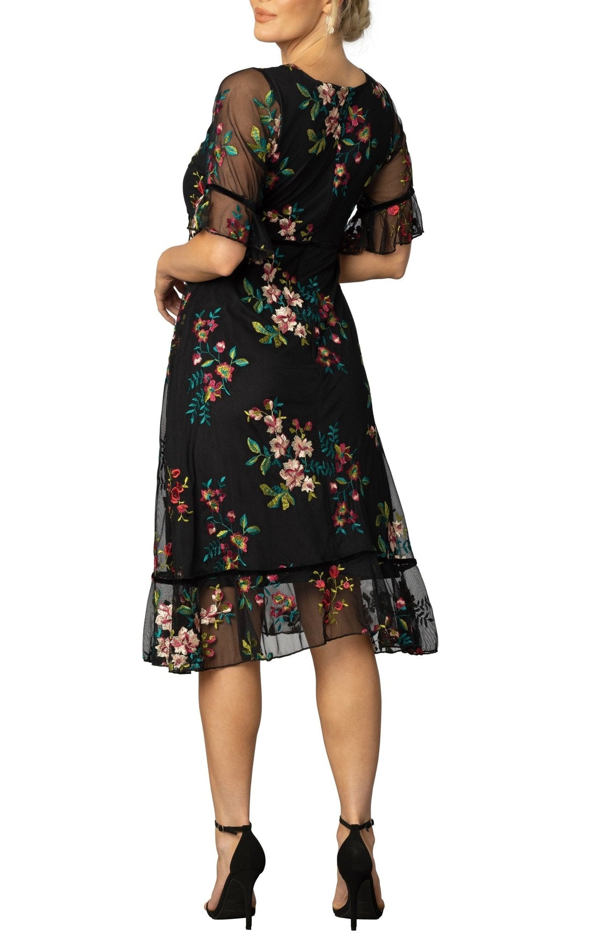 Dressbarn New | Wildflower Embroidered Dress