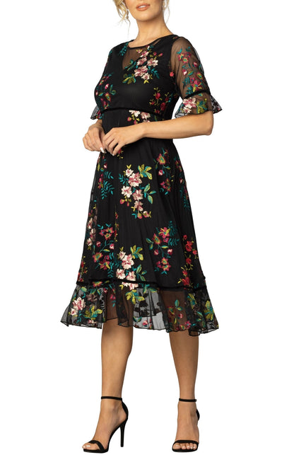 Dressbarn New | Wildflower Embroidered Dress