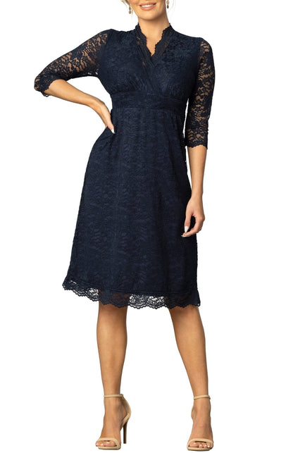 Dressbarn Popular | Scalloped Boudoir Lace Dress