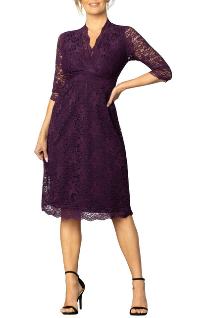 Dressbarn Popular | Scalloped Boudoir Lace Dress