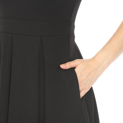 Dressbarn Best Seller | Women's Solid Fit and Flare Dress
