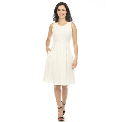 Dressbarn Best Seller | Women's Solid Fit and Flare Dress