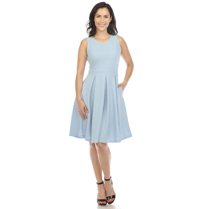 Dressbarn Best Seller | Women's Solid Fit and Flare Dress