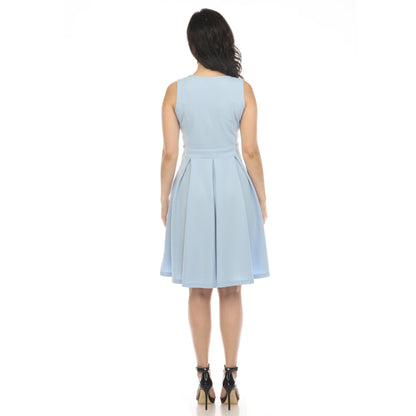 Dressbarn Best Seller | Women's Solid Fit and Flare Dress