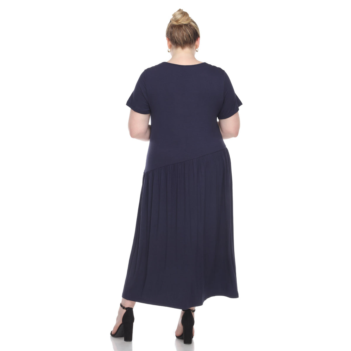 Dressbarn Popular | Short Sleeves Maxi Dress - Plus