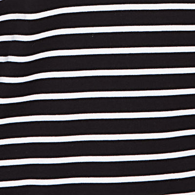 Dressbarn Best Seller | Alfred Dunner Pinstripe Embroidered Sleeve Top with Necklace