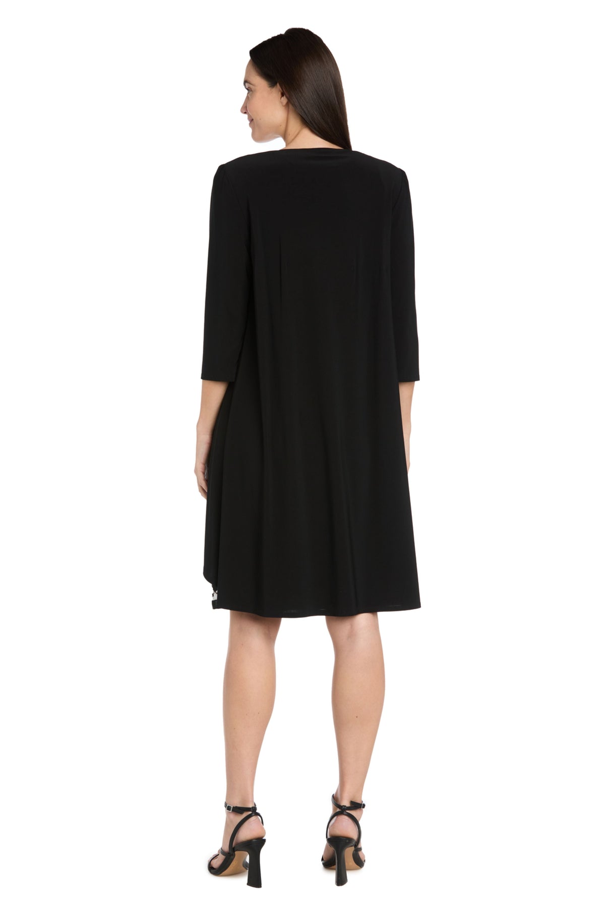 Dressbarn Best Seller | R & M Richards 2 Piece Jacket Dress in Black/White