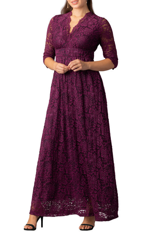 Dressbarn New | Maria Lace Evening Gown