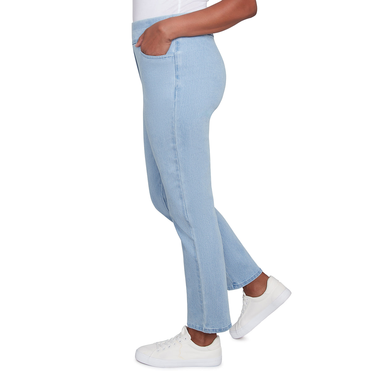 Dressbarn Best Seller | Alfred Dunner Super Stretch Mid-Rise Average Length Pant