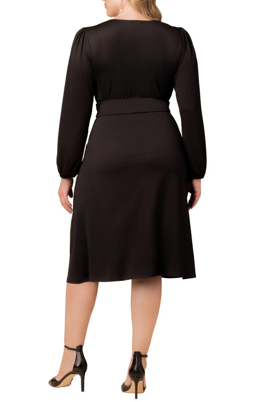 Dressbarn Trending | Diana Long Sleeve Midi Dress - Plus