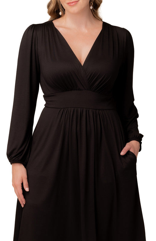 Dressbarn Trending | Diana Long Sleeve Midi Dress - Plus