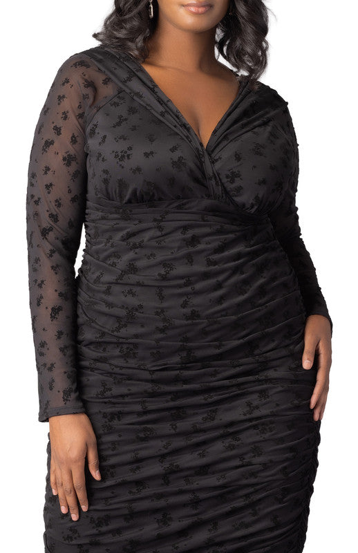 Dressbarn Popular | Betsey Ruched Dress - Plus