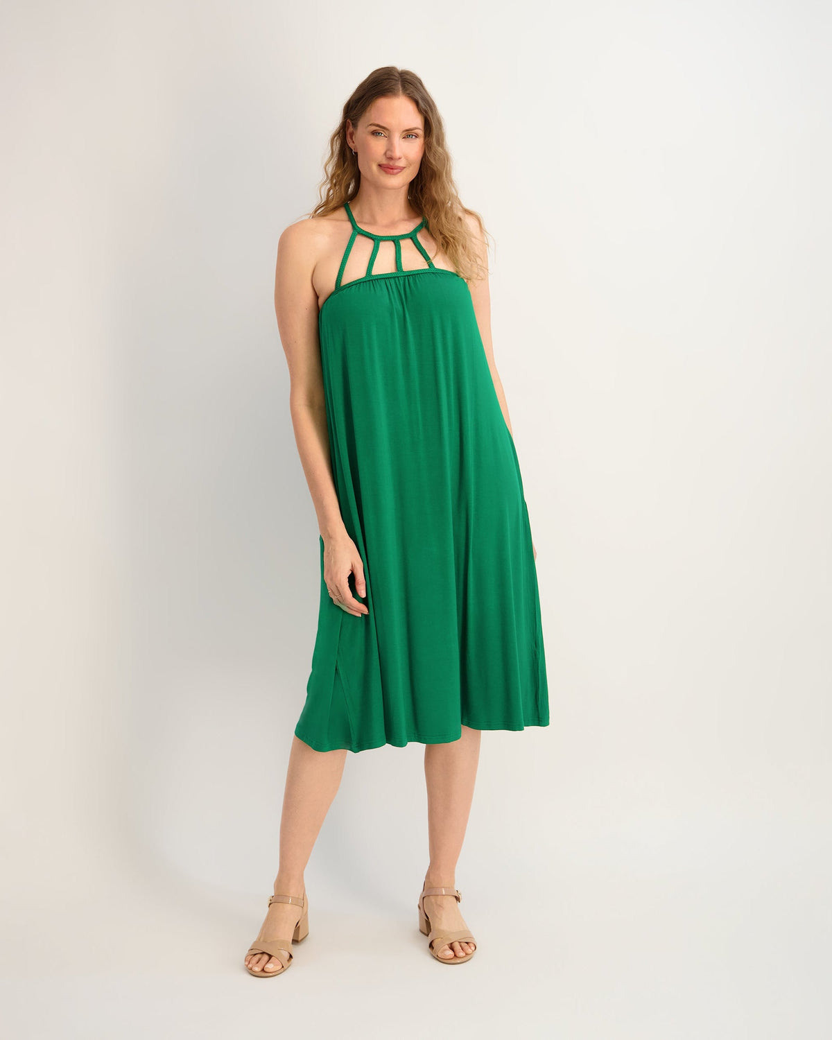 Dressbarn Recommended | Braided Strap Midi Dress