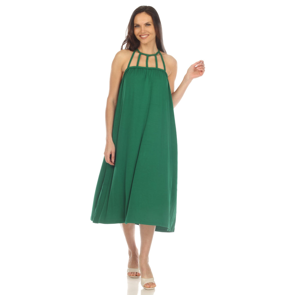 Dressbarn Recommended | Braided Strap Midi Dress