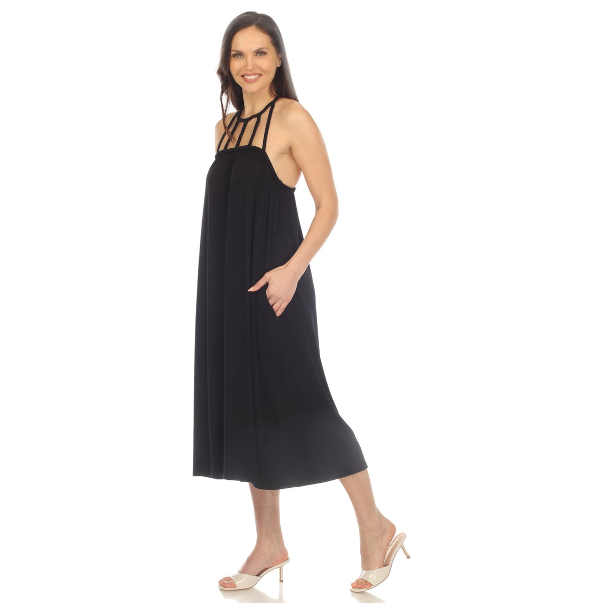 Dressbarn Recommended | Braided Strap Midi Dress