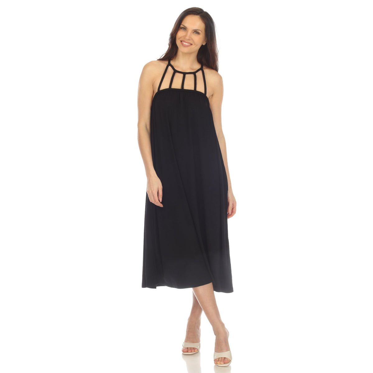 Dressbarn Recommended | Braided Strap Midi Dress