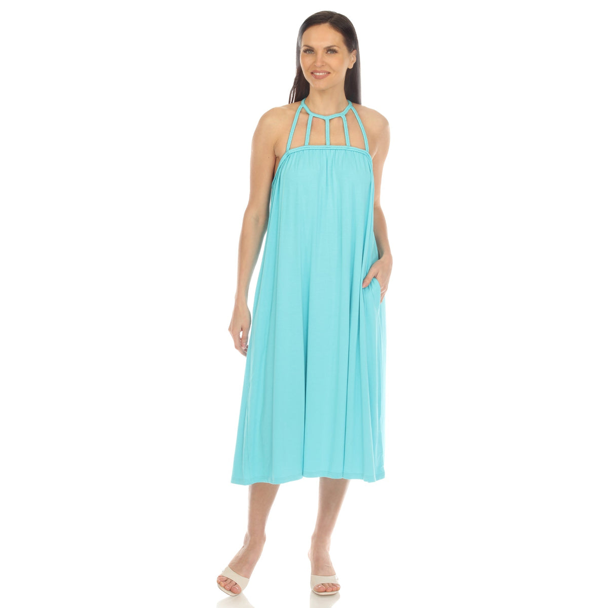 Dressbarn Recommended | Braided Strap Midi Dress