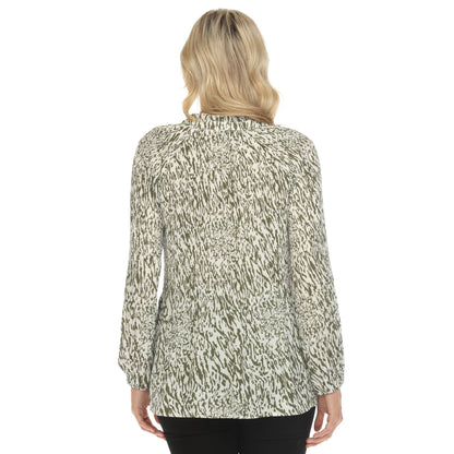 Dressbarn Recommended | Women's Printed Peasant Blouse