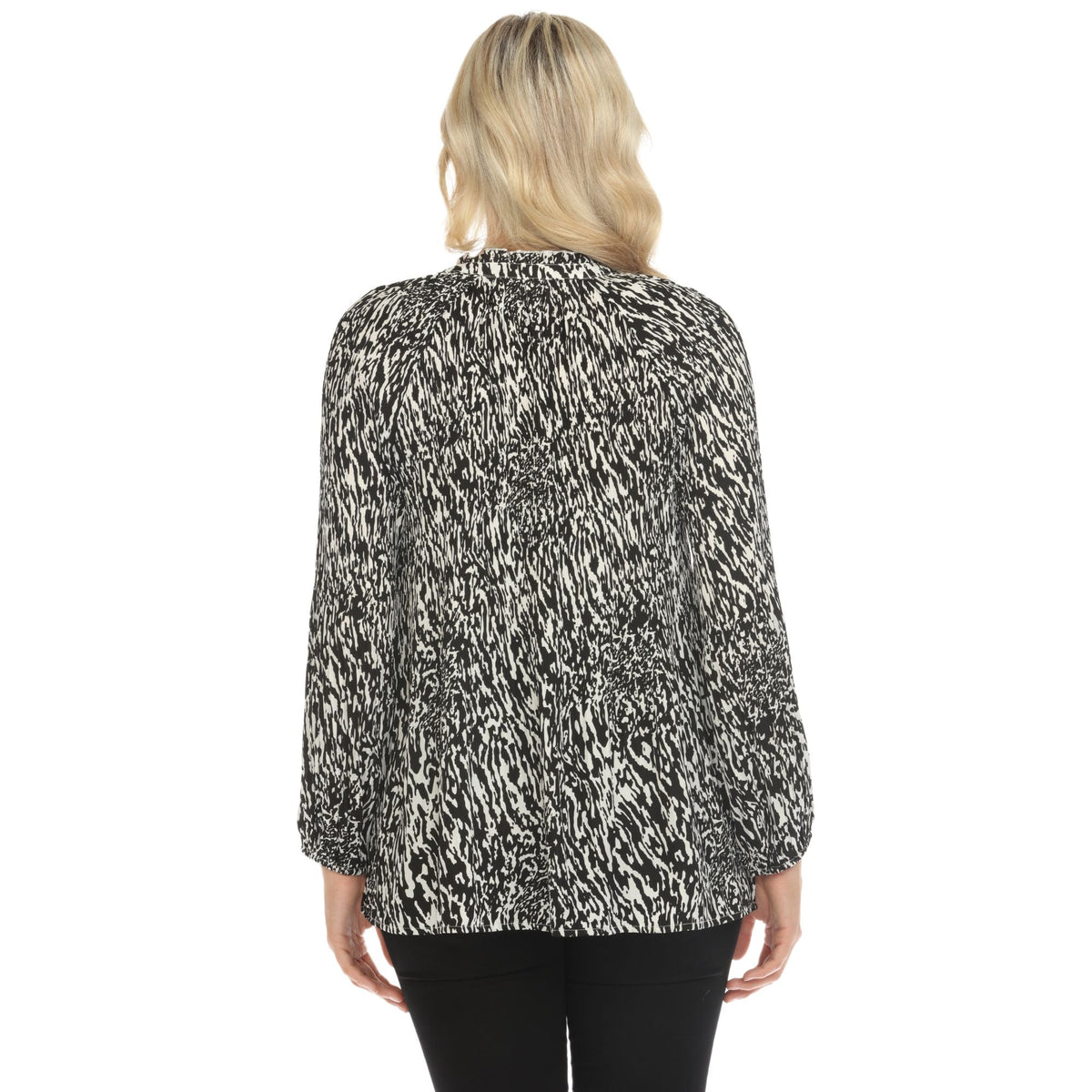 Dressbarn Recommended | Women's Printed Peasant Blouse
