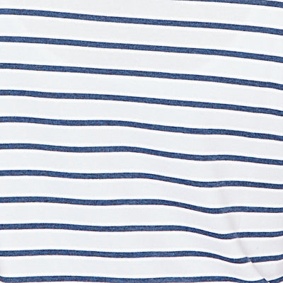 Dressbarn Best Seller | Alfred Dunner Floral Embroidered Stripe Top with Necklace