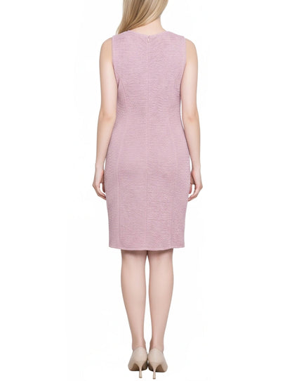 Dressbarn Premium | NY Collection Two Piece Novelty Knit and Lace Dress Set