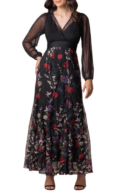Dressbarn Featured | Isabella Embroidered Mesh Gown