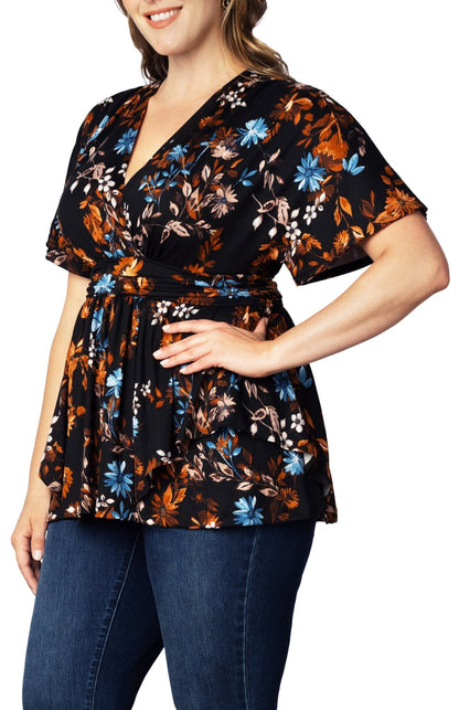 Dressbarn Featured | Encore Print Top - Plus