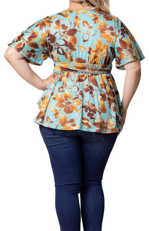 Dressbarn Featured | Encore Print Top - Plus