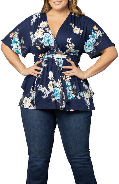 Dressbarn Featured | Encore Print Top - Plus
