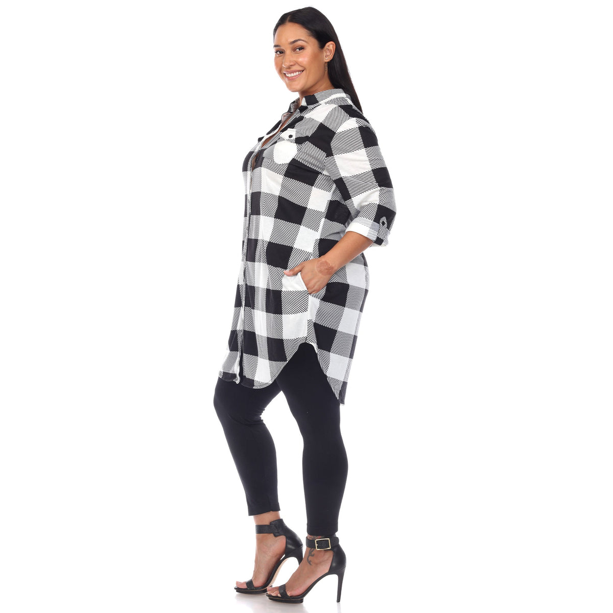 Dressbarn Trending | Plaid Tunic Shirt - Plus